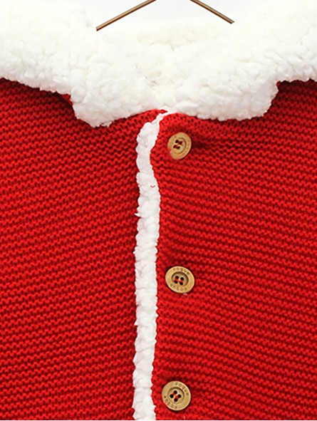 Baby duffle coat with hood