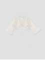 Chaqueta bolero lazo tul
