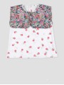 Camiseta estampada maxi cuello