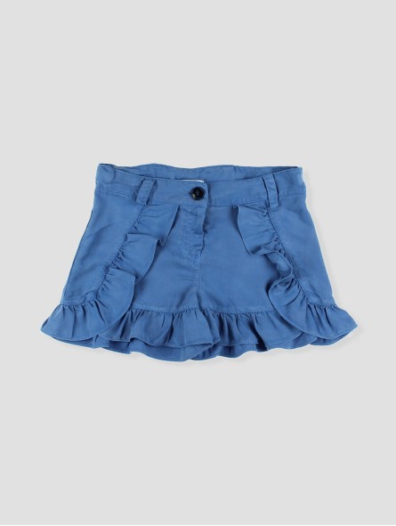 Girls' ruffled shorts