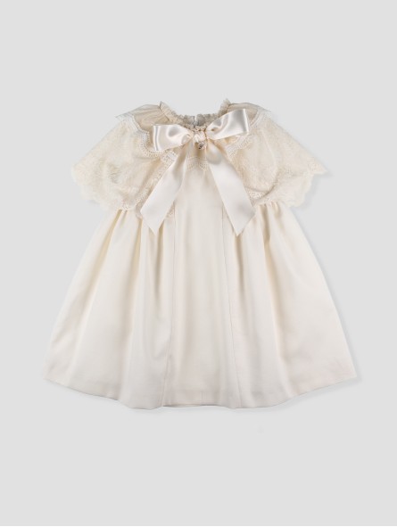 Vestido efeito capa Roma