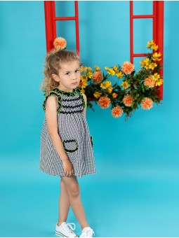 Capri ichy check dress