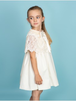 Vestido efeito capa Roma