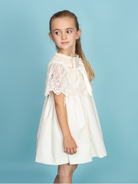 Vestido efeito capa Roma
