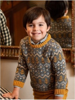 Greek key sweater