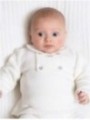 Rafia first outfit in ecru