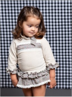 Conjunto niña Gofre