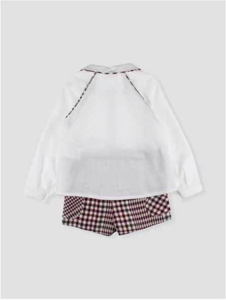 Conjunto niño Burgundy
