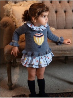 Conjunto niña Globos