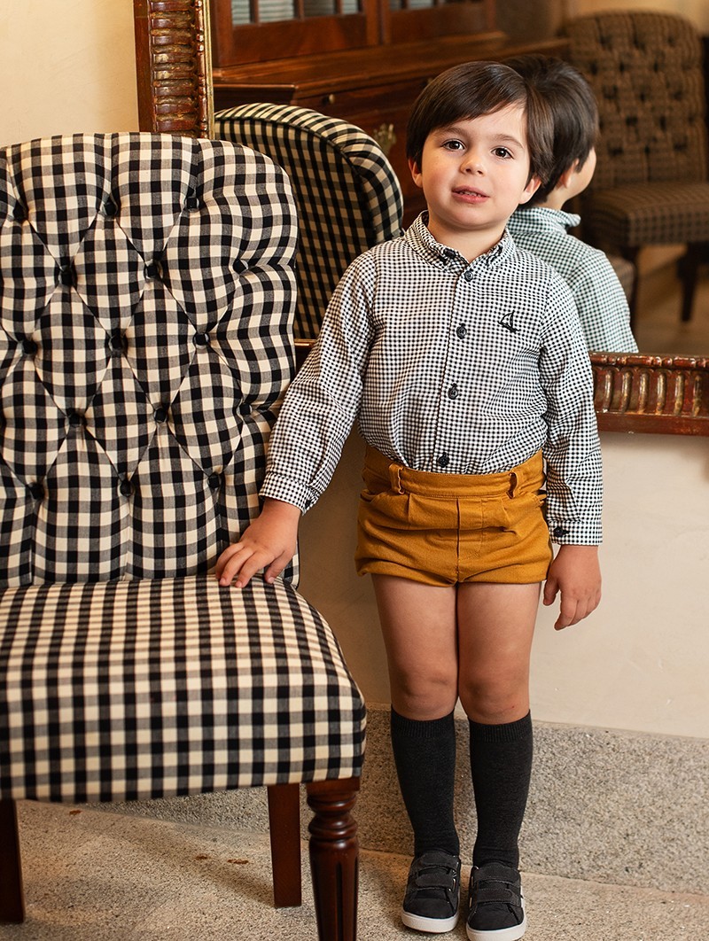 Calça cuequinha tecido jeans