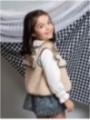 Storm Blue sheepskin vest