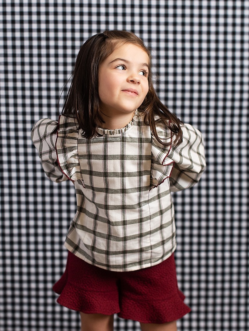 Pantalón corto Burgundy