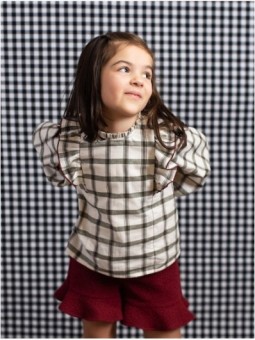 Pantalón corto Burgundy