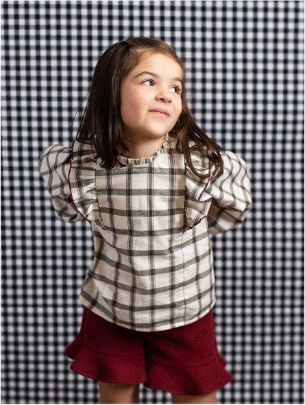 Pantalón corto Burgundy