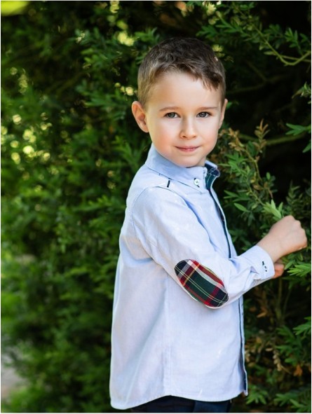Camisa Oxford Tartán
