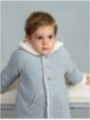 Baby duffle coat with hood