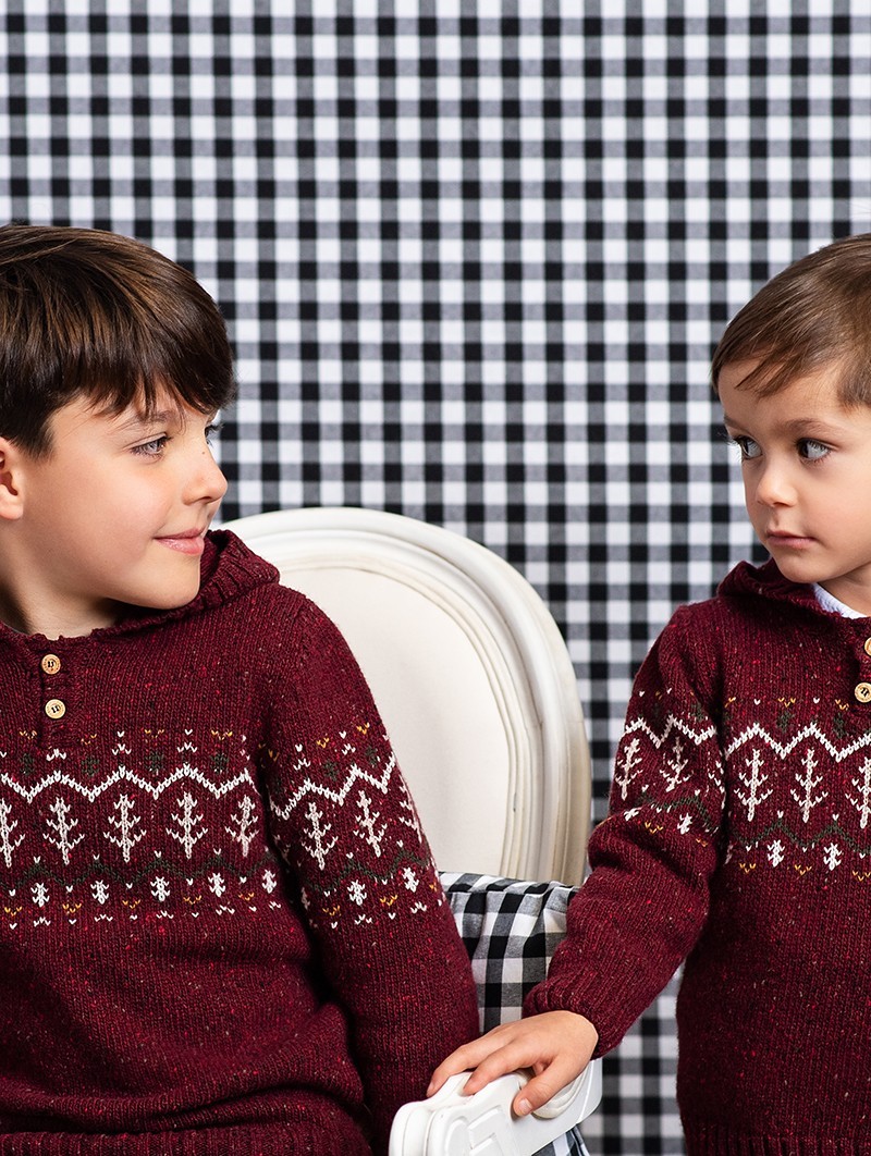 Jersey con Capucha Burgundy