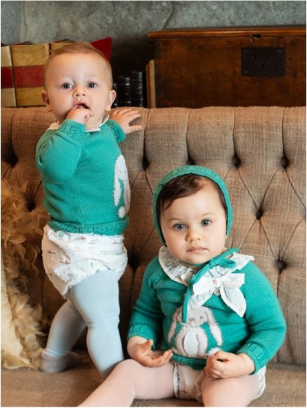 Conjunto niño Menta