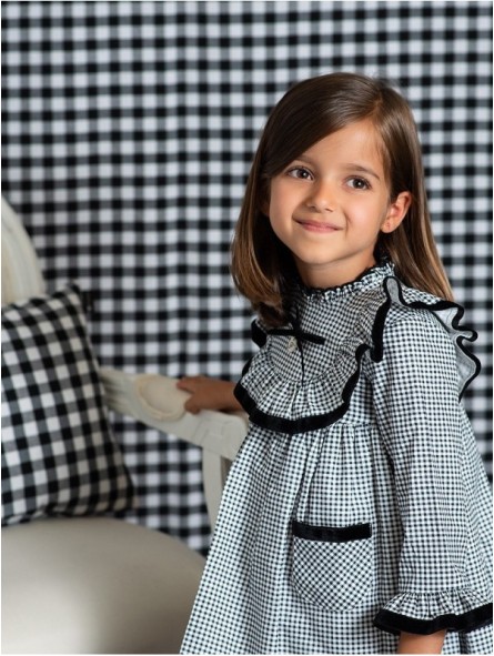 Vestido vichy Plumeti
