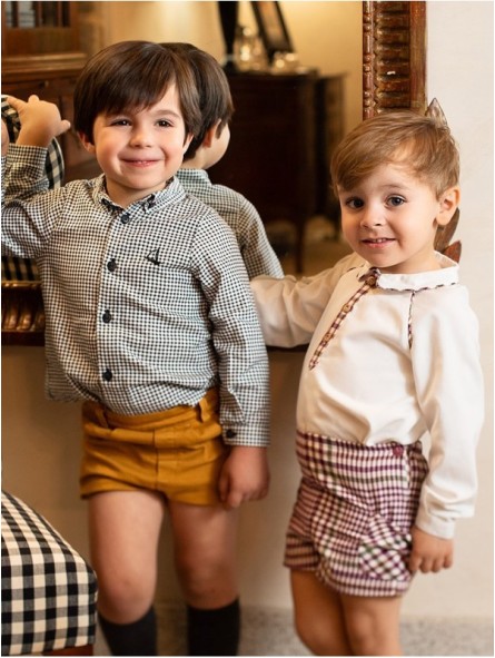 Camisa Vichy Negro