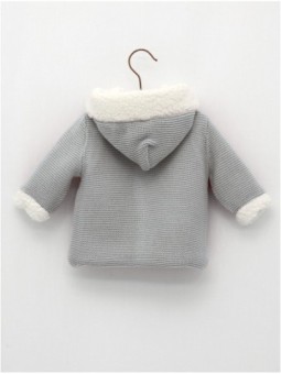 Baby duffle coat with hood