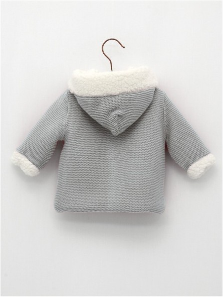 Baby duffle coat with hood