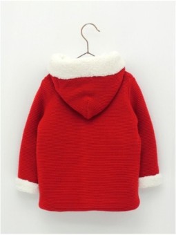 Baby duffle coat with hood