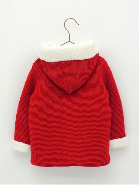 Baby duffle coat with hood