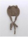 Hat with earmuffs and pompoms