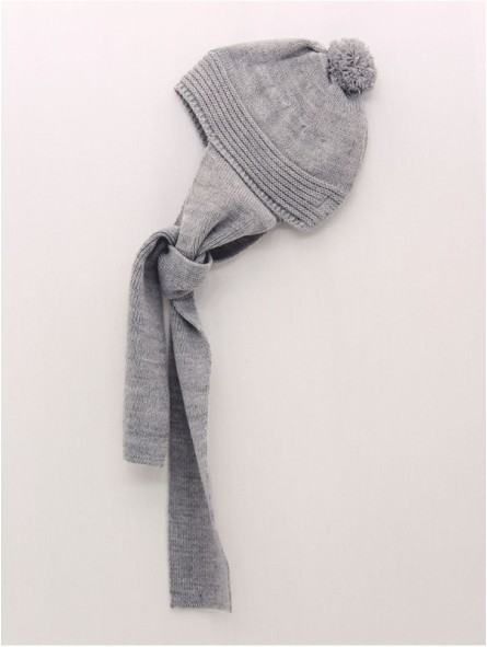 Gorro bufanda con pompón