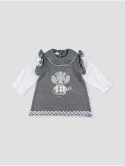 Los Fogones girl knitted dress