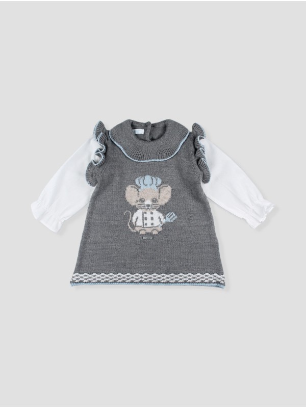 Los Fogones girl knitted dress