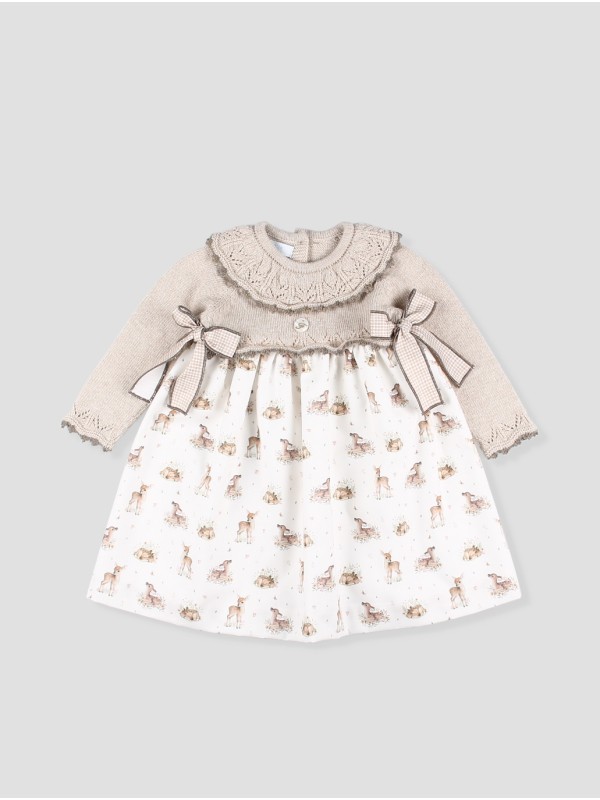 La montaña baby girl dress
