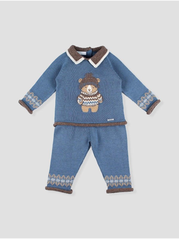 La Montaña baby outfit knit set 