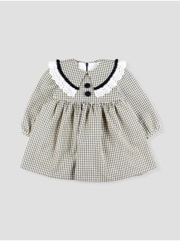 Lluvia checkered girl dress