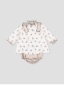 La Montaña baby girl dress with bloomers