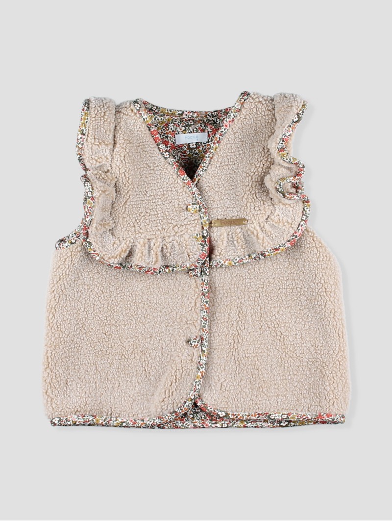 Shearling vest