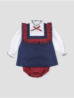 Galletas de Jengibre baby dress with bloomer