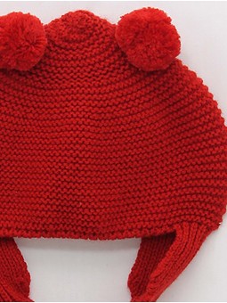 Gorro pompones lana