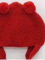 Gorro pompones lã