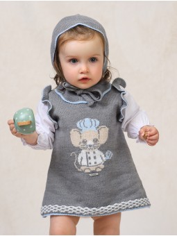 Los Fogones girl knitted dress