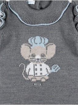 Los Fogones girl knitted dress