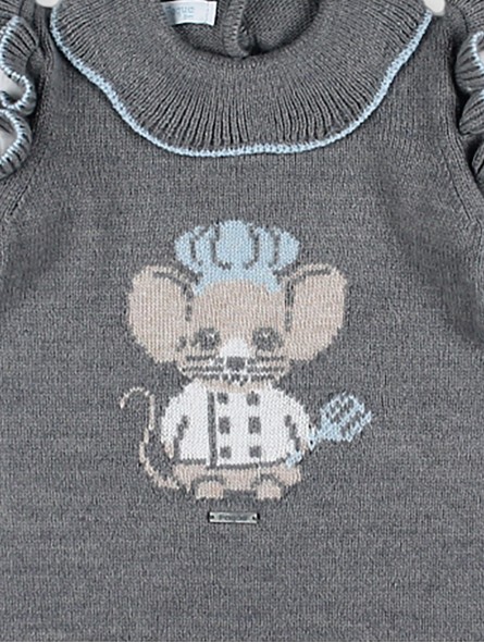 Los Fogones girl knitted dress