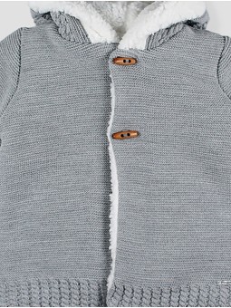 Baby knitted coat