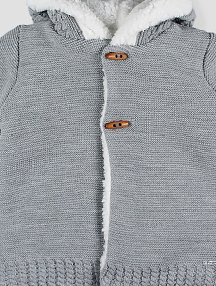 Baby knitted coat