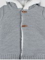 Baby knitted coat