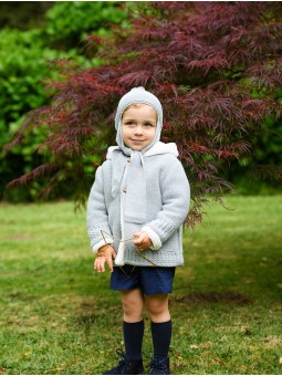 Gorro bufanda con pompón