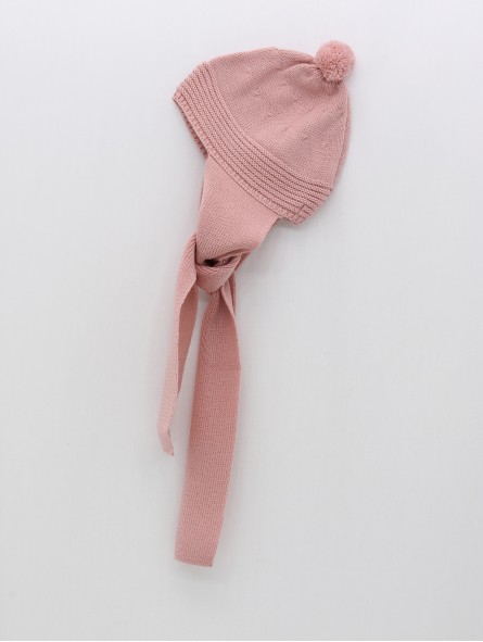 Gorro bufanda com pompón
