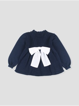 Girl sweater with bow