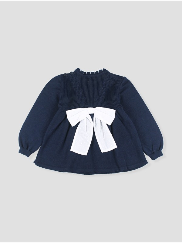 Girl sweater with bow